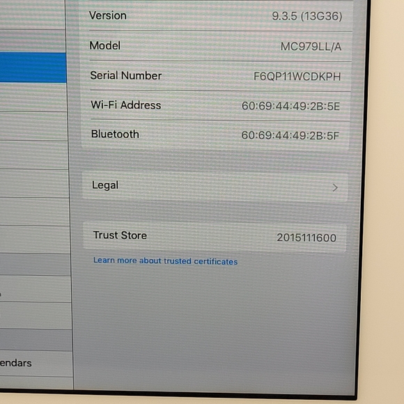 Apple iPad 2 (2nd Gen) A1395 – 16GB – Wi-Fi – 9.7” – White (MC979LL/A) SEE - Picture 9 of 9